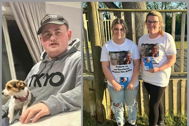 Bobby, left, and his sisters. Picture: Leanne Westlake