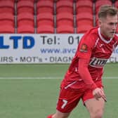George Williams scored twice on his Hemel Hempstead debut. Photo: Hemel Hempstead Town FC.