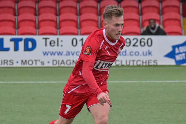 George Williams scored twice on his Hemel Hempstead debut. Photo: Hemel Hempstead Town FC.