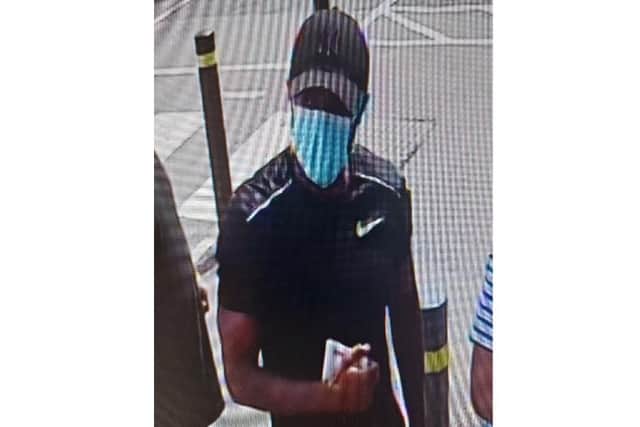 The police want to speak to this man.