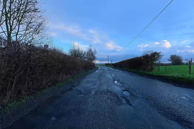 Potholes in nearby Aylesbury Vale used for illustrative purposes. Credit: Richard Crouch
