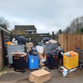 A picture of the site taken by council officials