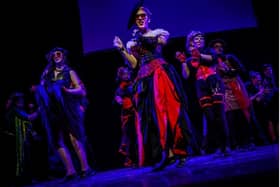 Stagecoach Bishops Stortford Students on stage at The Shaftesbury Theatre