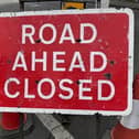 Road closed sign. Picture: Olivia Preston