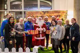 Santa and the Hightown Team 