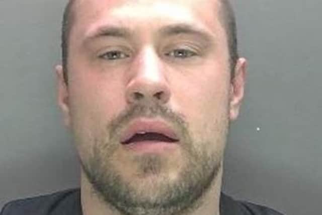 Frazer Manning is wanted in connection with domestic abuse related offences.