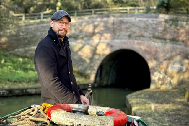 Robbie Cumming visited Tring on the latest season of Canal Boat Diaries