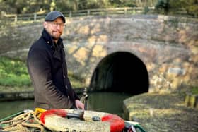 Robbie Cumming visited Tring on the latest season of Canal Boat Diaries