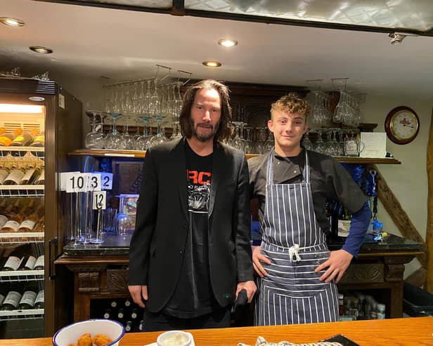 Keanu Reeves in Tring