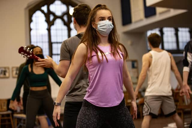 Rehearsals for Footloose The Musical