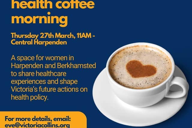 Victoria Collins MP's Women's Health Coffee Morning
