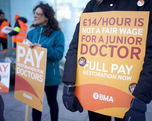 More than 1,000 appointments have been rescheduled due to junior doctor strike