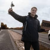 Andy Howard is hitchhiking to Australia to raise £100k in aid of suicide prevention charities