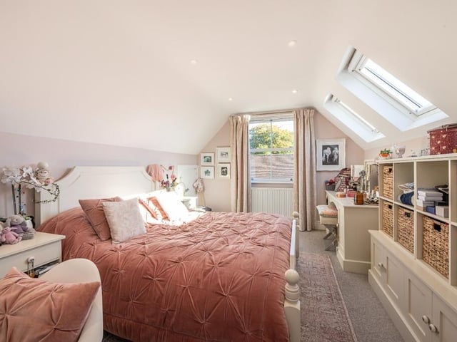 There are five double bedrooms within the property, including two on the ground floor