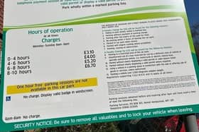 Increased parking charges: These particularly hit those using the long-stay car park in Church Yard, Tring. Picture: Keith McMahon.