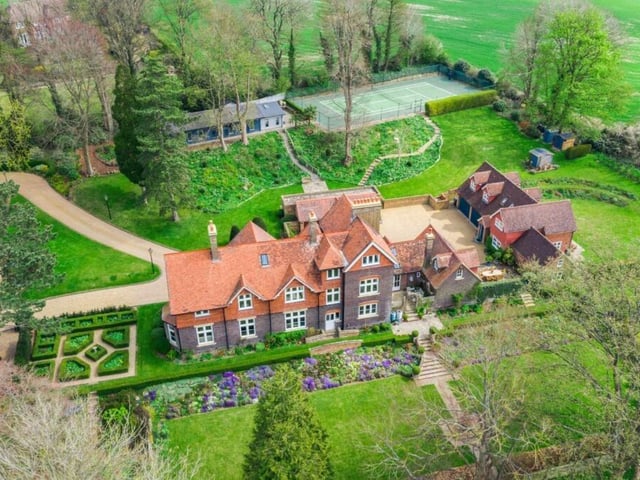 This impressive home has a lot going for it across its 4.4 acres