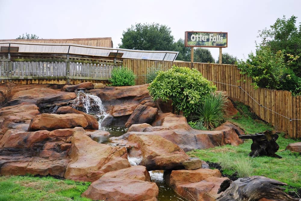 Otter Falls Enclosure at Woburn Safari Park. Photo: Woburn Safari Park