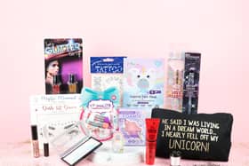 A past "mini me" beauty box.