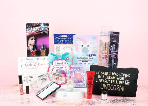 A past "mini me" beauty box.