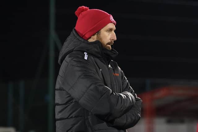 Lee Allinson's side will start at home in August. Photo: Jemma Sear/HHTFC.