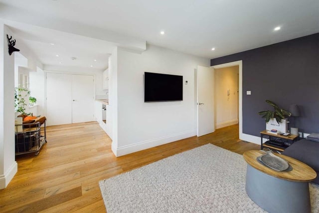 Spacious and minimalist, this open-plan apartment has plenty of potential.