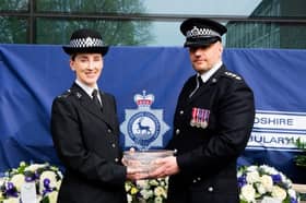 PC Charlie Fuller was this year's recipient of the Frank Mason Memorial Award