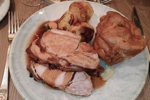 A sumptuous roast dinner at Brasserie 32