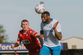 Action from the game at Enfield. Photo: Jemma Sear.