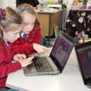 St Joseph's Primary School pupils enjoying a Jam Coding workshop