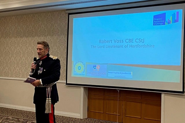 Lord Lieutenant of Hertfordshire Robert Voss CBE CStJ