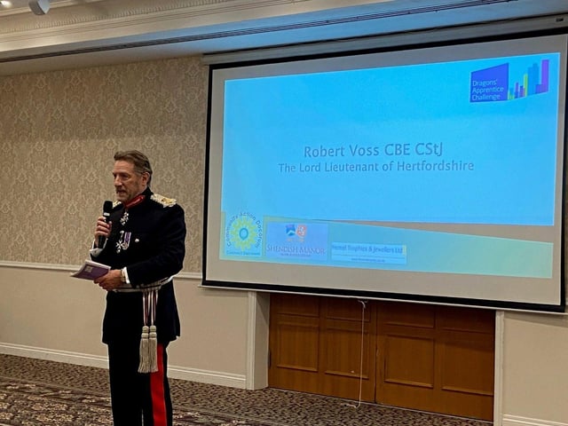 Lord Lieutenant of Hertfordshire Robert Voss CBE CStJ