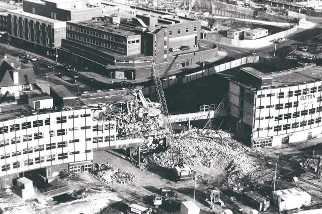 BP House under demolition – Circa 1989