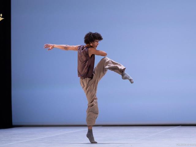 Jakob performing at Prix de Lausanne 2025