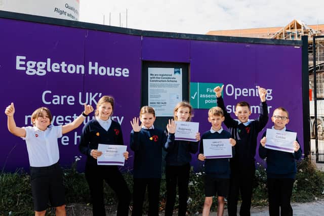 Students at Dundale Primary School and Nursery have won a competition naming the suites at the new Care UK Eggleton House home