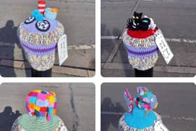 The yarn bombers have been spreading smiles once again - this time for World Book Day