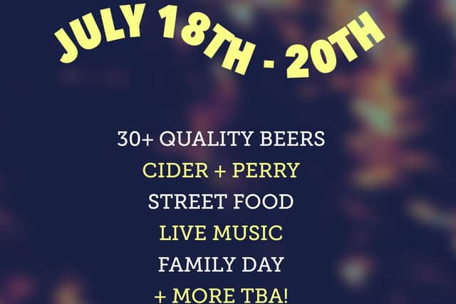 The festival's offering includes quality drinks, street food, live music and special guest speakers.