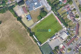 Hemel Hempstead Town Football Club from above. Credit: Google Maps.