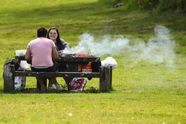 People are urged not to use disposable barbecues.