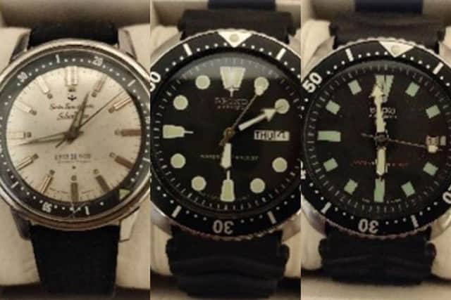 Police officers want to return the watches to their rightful owner