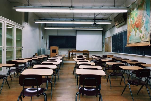 A school classroom. Picture/credit: Pixabay. Free for use for all LDRS partners.