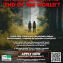 Flyer for TV show application
