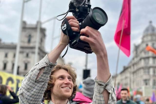 Rich Felgate - who was arrested filming protests in Hertfordshire and on King Charles III's Coronation weekend