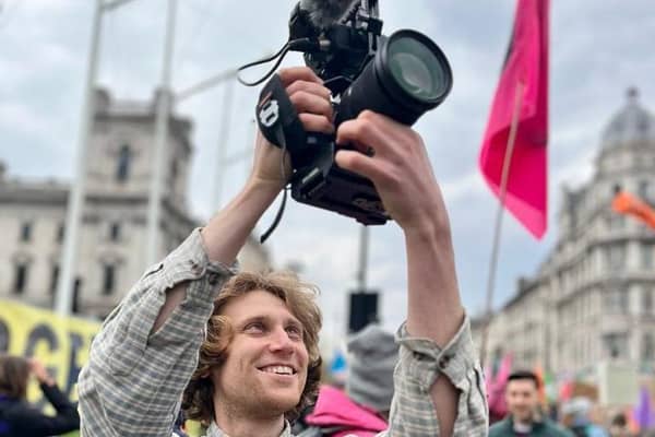 Rich Felgate - who was arrested filming protests in Hertfordshire and on King Charles III's Coronation weekend