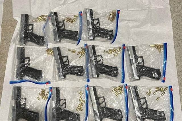 Guns found at Ricky Turner's address