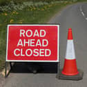 Road Closed sign generic stock image