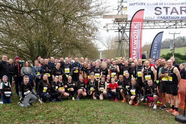 The largest Gade Valley Harriers contingent recorded at a single race.