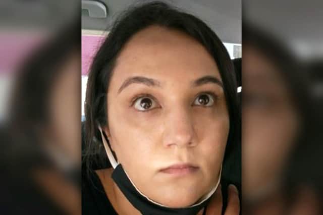 Officers are asking for the public’s help to identify a woman (pictured) they want to speak to in connection with an alleged fraudulent driving test