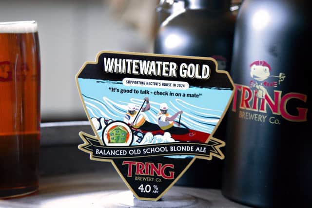 Whitewater Gold is Tring Brewery's monthly special ale for February