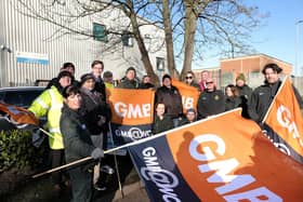 East of England ambulance staff will be joining the picket lines later this month - Stock image Richard Ponter