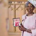 Yvonne Davis with her insignia